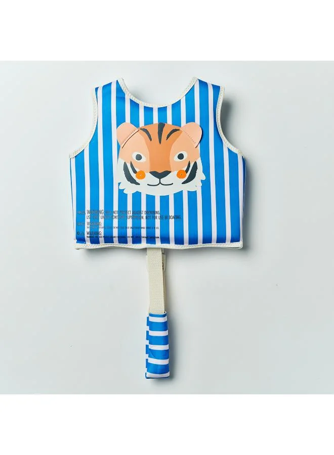 SUNNY LIFE Float Vest 1-2 Tino the Tiger Blue